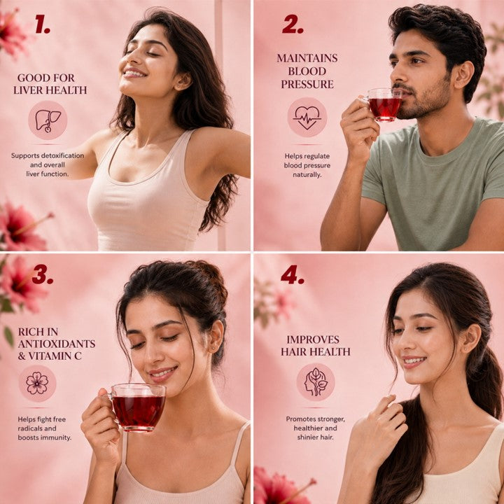 BOVI Hibiscus Loose Petal Tea, 100g