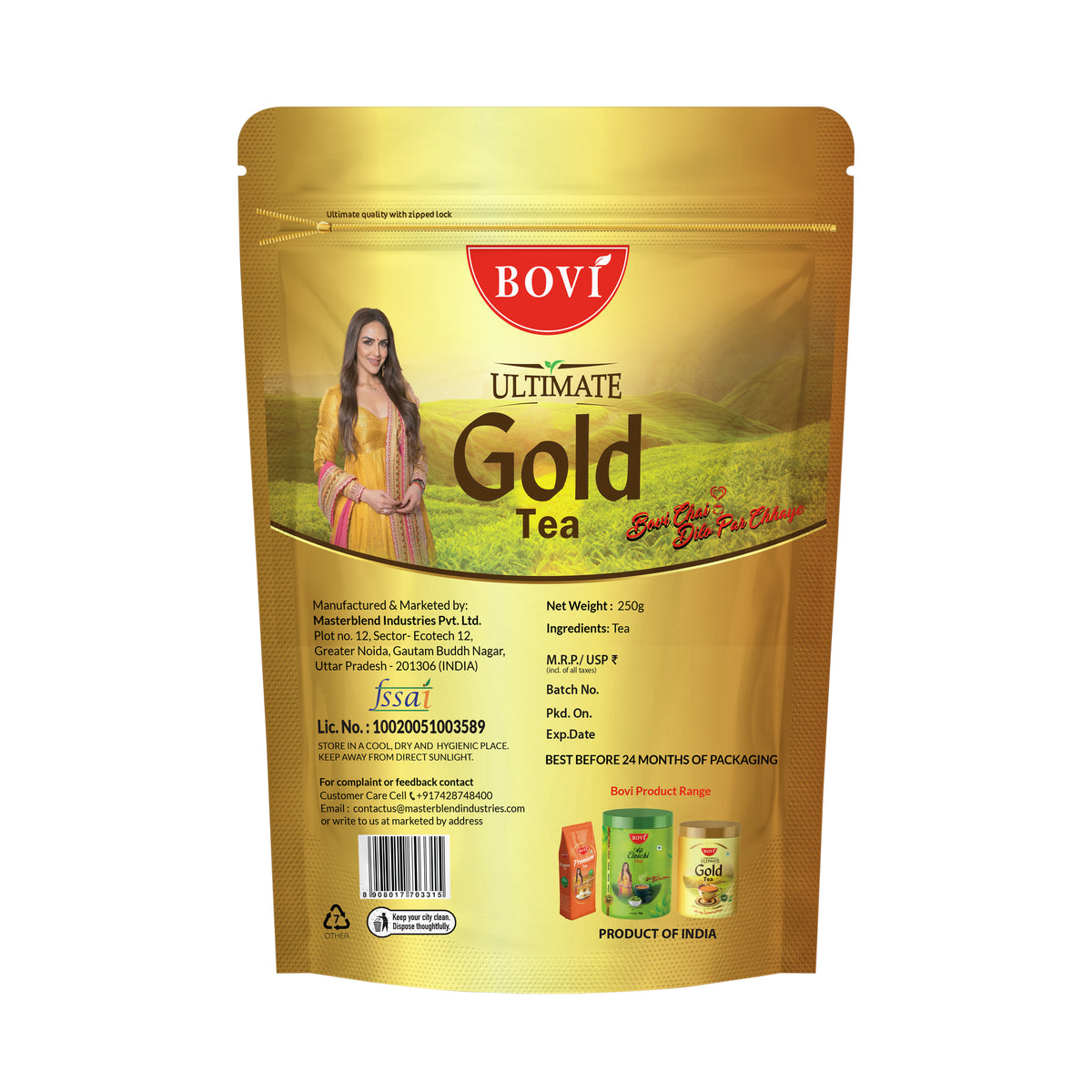 BOVI Ultimate Gold Black Tea 250g