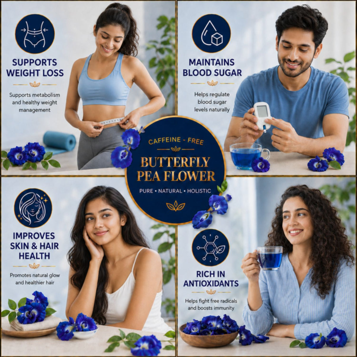 BOVI Butterfly Pea Flower Loose Petals, 30g